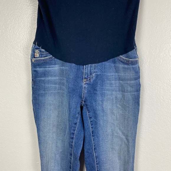 AG Adriano Goldschmied Maternity Blue Jeans women’s size 25R - Picture 10 of 12